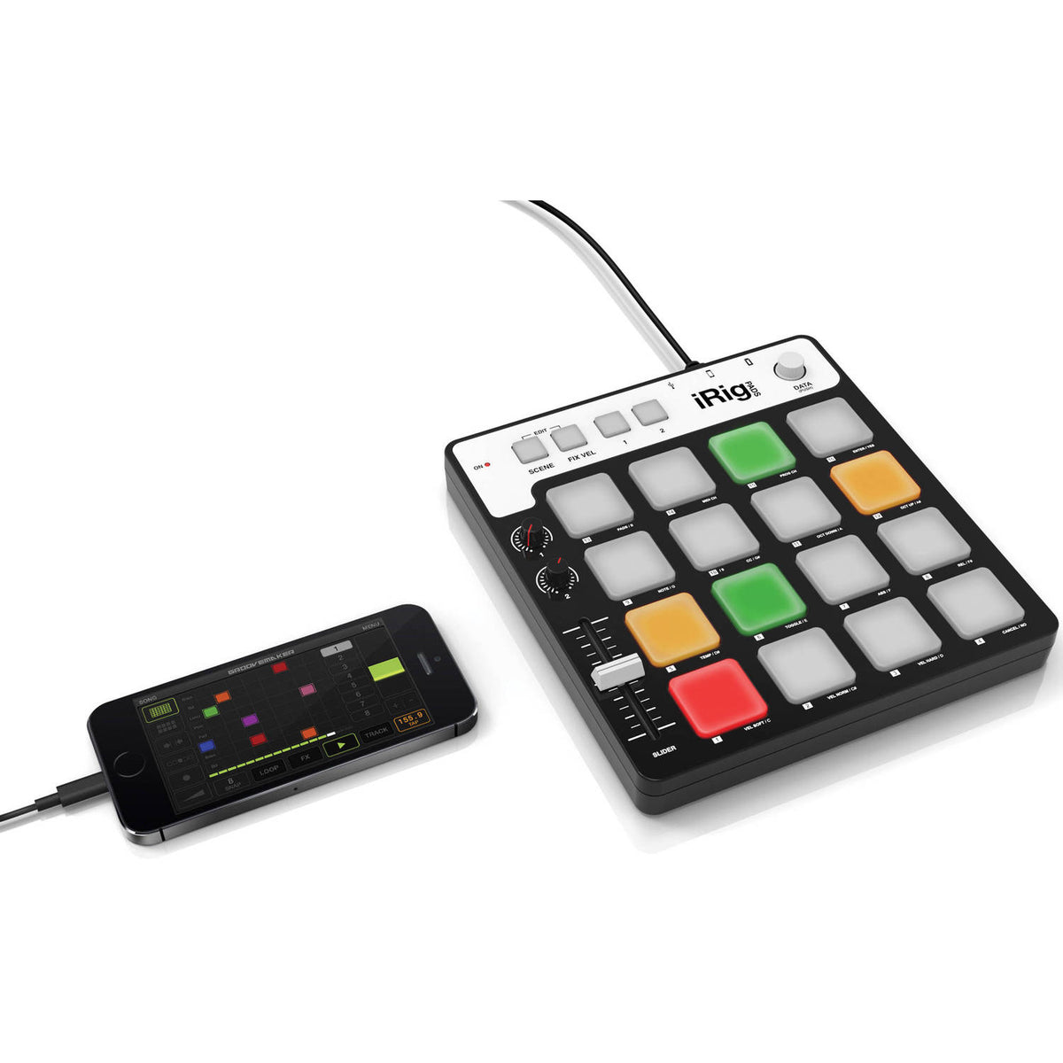 IK Multimedia iRig PADS USB-MIDI Pad Controller for iOS, Android